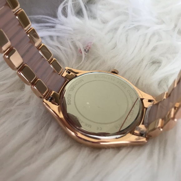 Michael Kors Women's Slim Runway two tone Watch - Picture 6 of 8